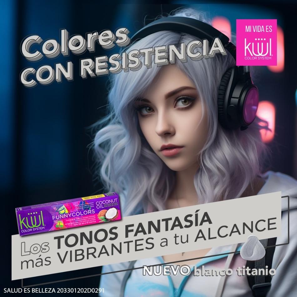 KUUL - TINTE  FUNNYCOLORS 90 GR