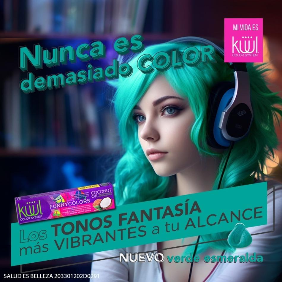 KUUL - TINTE  FUNNYCOLORS 90 GR