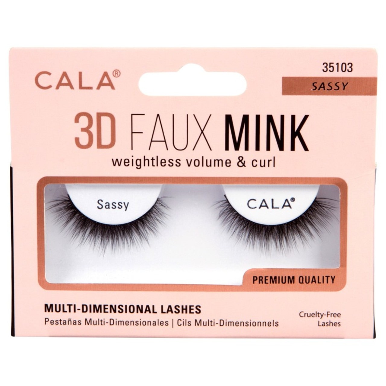 CALA - PESTAÑAS 3D FAUX MINK
