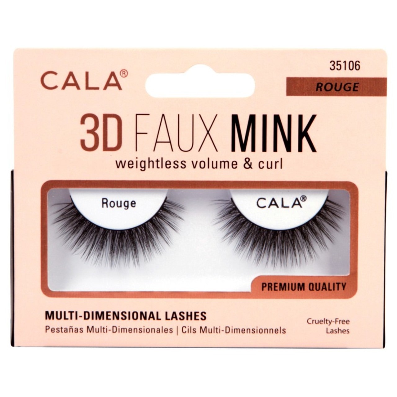CALA - PESTAÑAS 3D FAUX MINK
