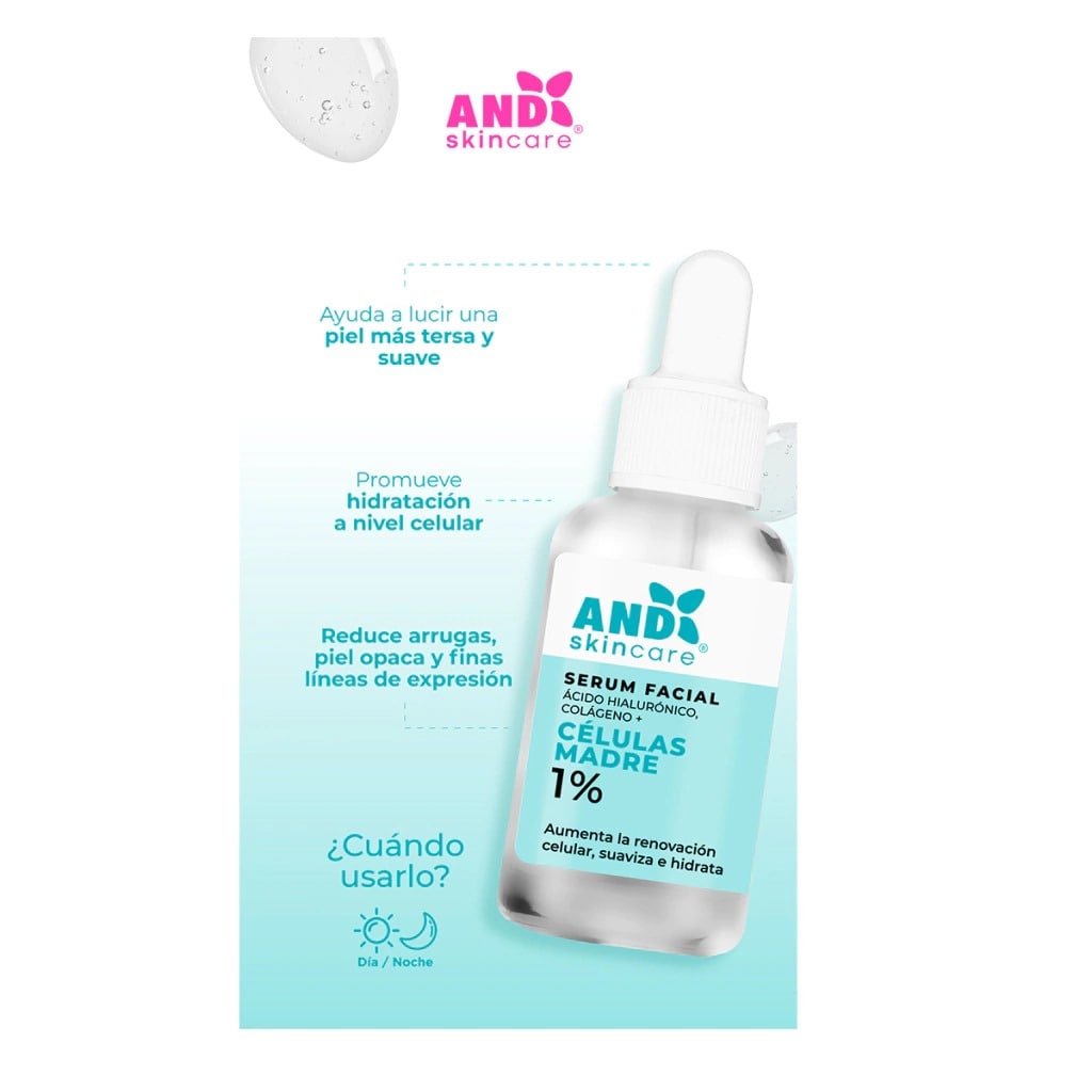 AND-SERUM FACIAL CON CELULAS MADRE