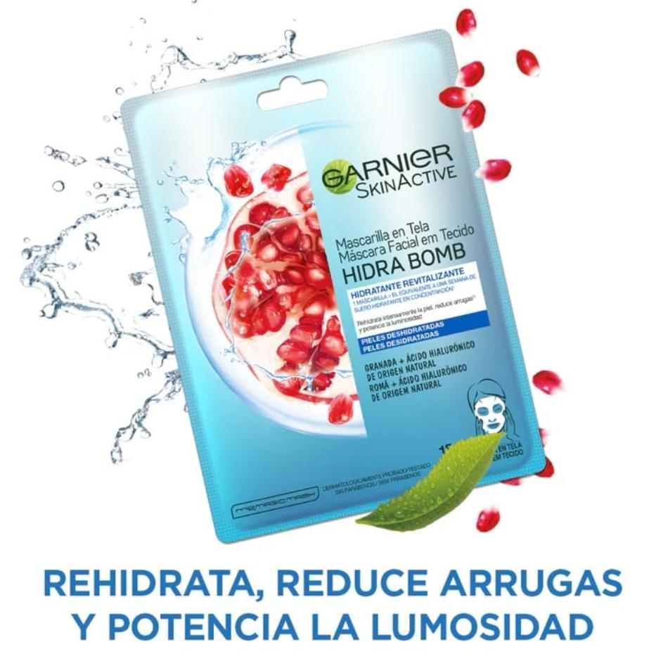 GARNIER - MASCARILLA FACIAL HIDRA BOMB HIDRATANTE