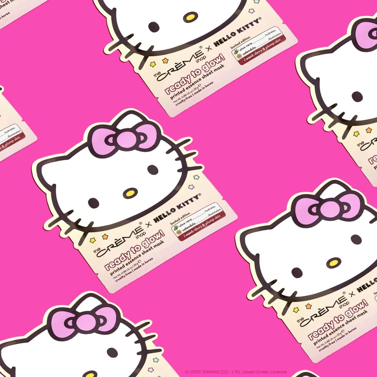 CREME SHOP - MASCARILLA HELLO KITTY READY TO GLOW