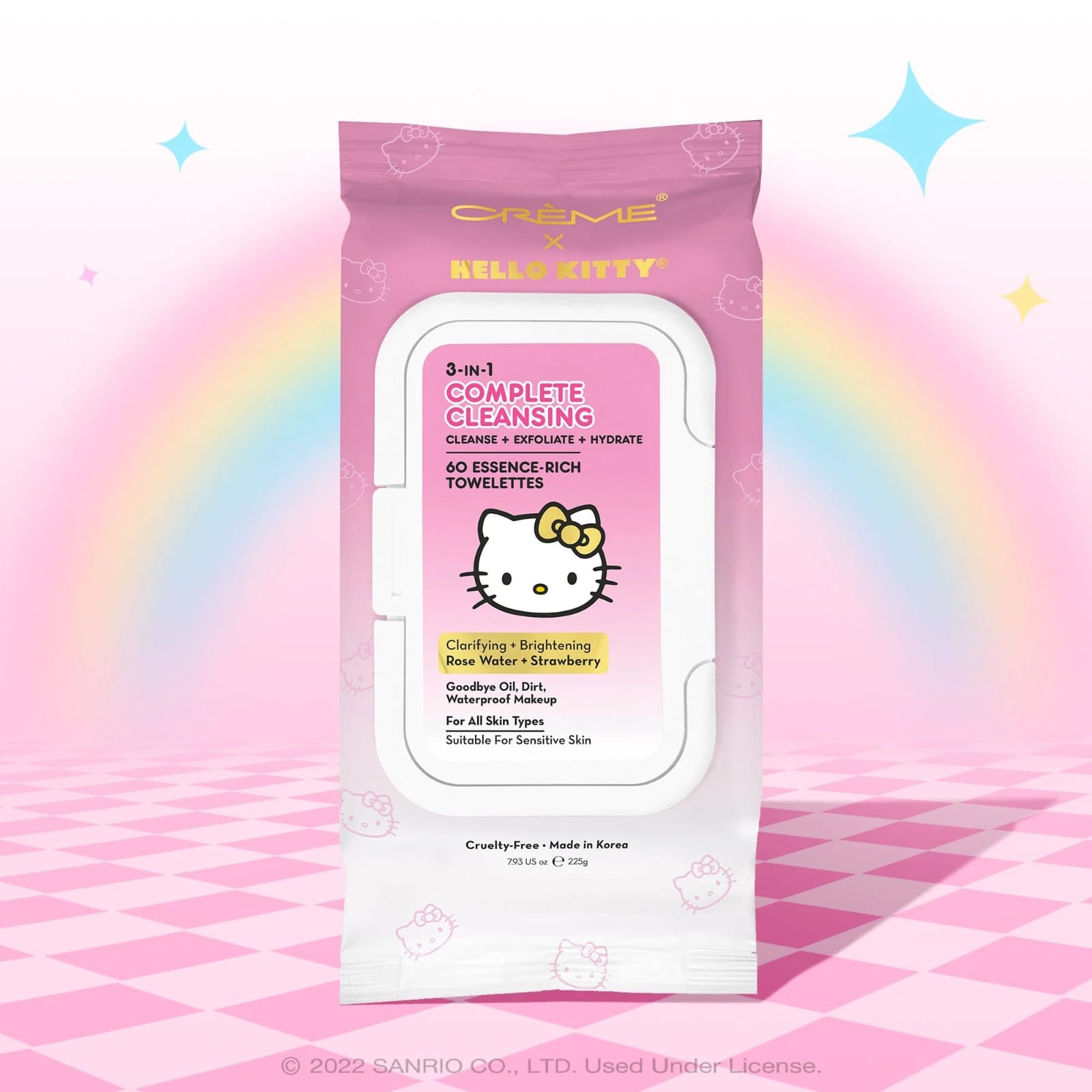 CREME SHOP - TOALLITAS DESMAQUILLANTES X HELLO KITTY