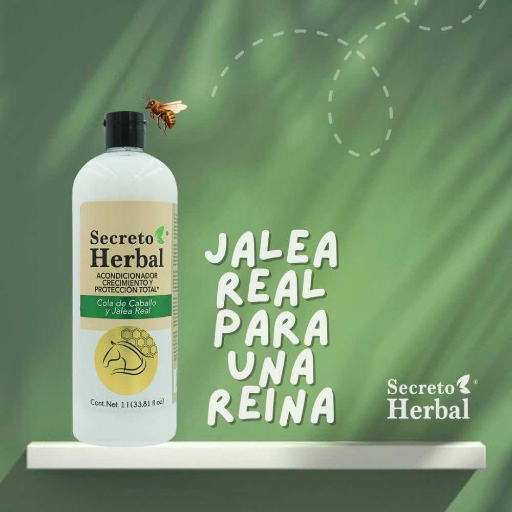 ARBOL VERDE - ACONDICIONADOR SECRETO HERBAL COLA DE CABALLO Y JALEA REAL 1L