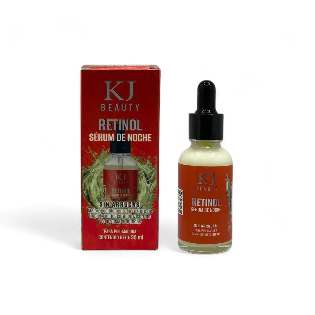 KJ- SERUM FACIAL DE NOCHE CON RETINOL PIEL MADURA