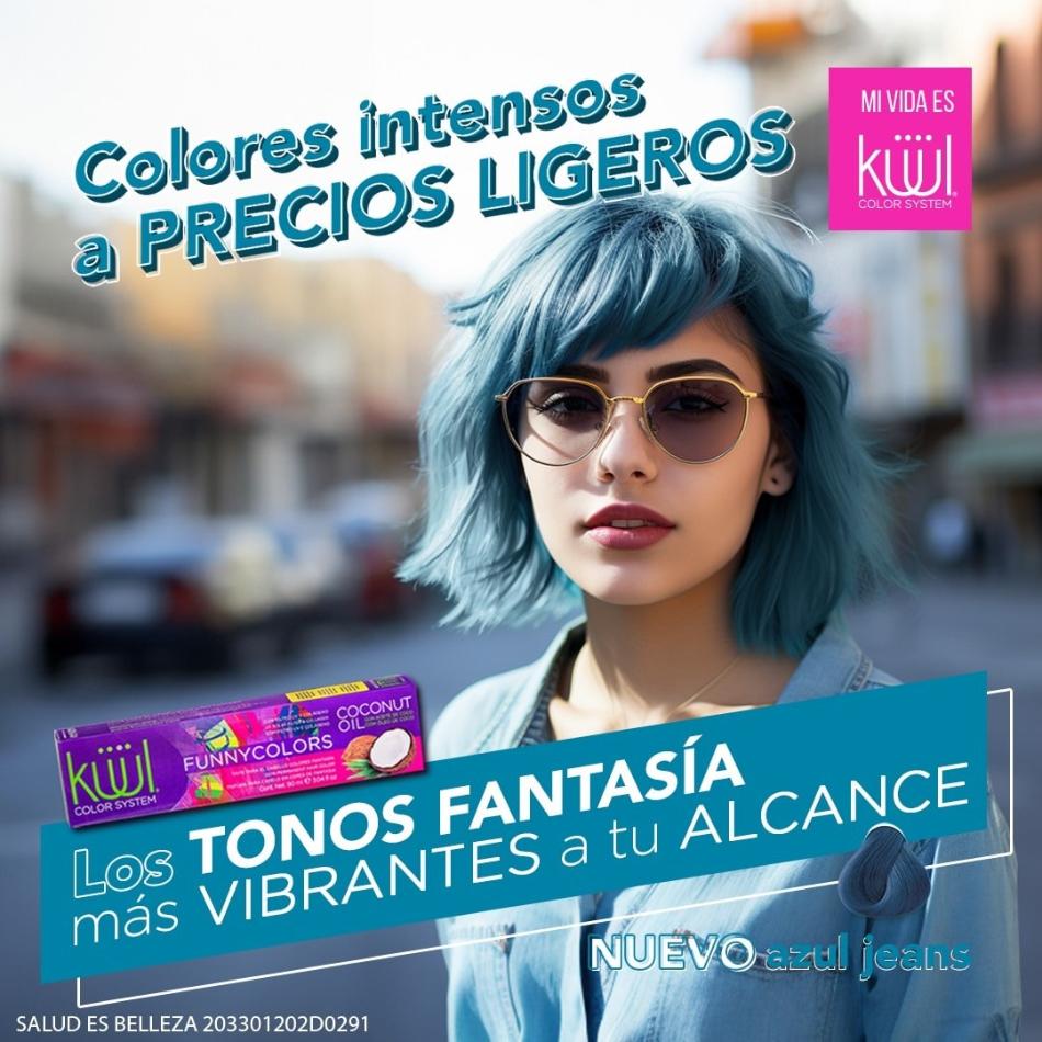 KUUL - TINTE  FUNNYCOLORS 90 GR