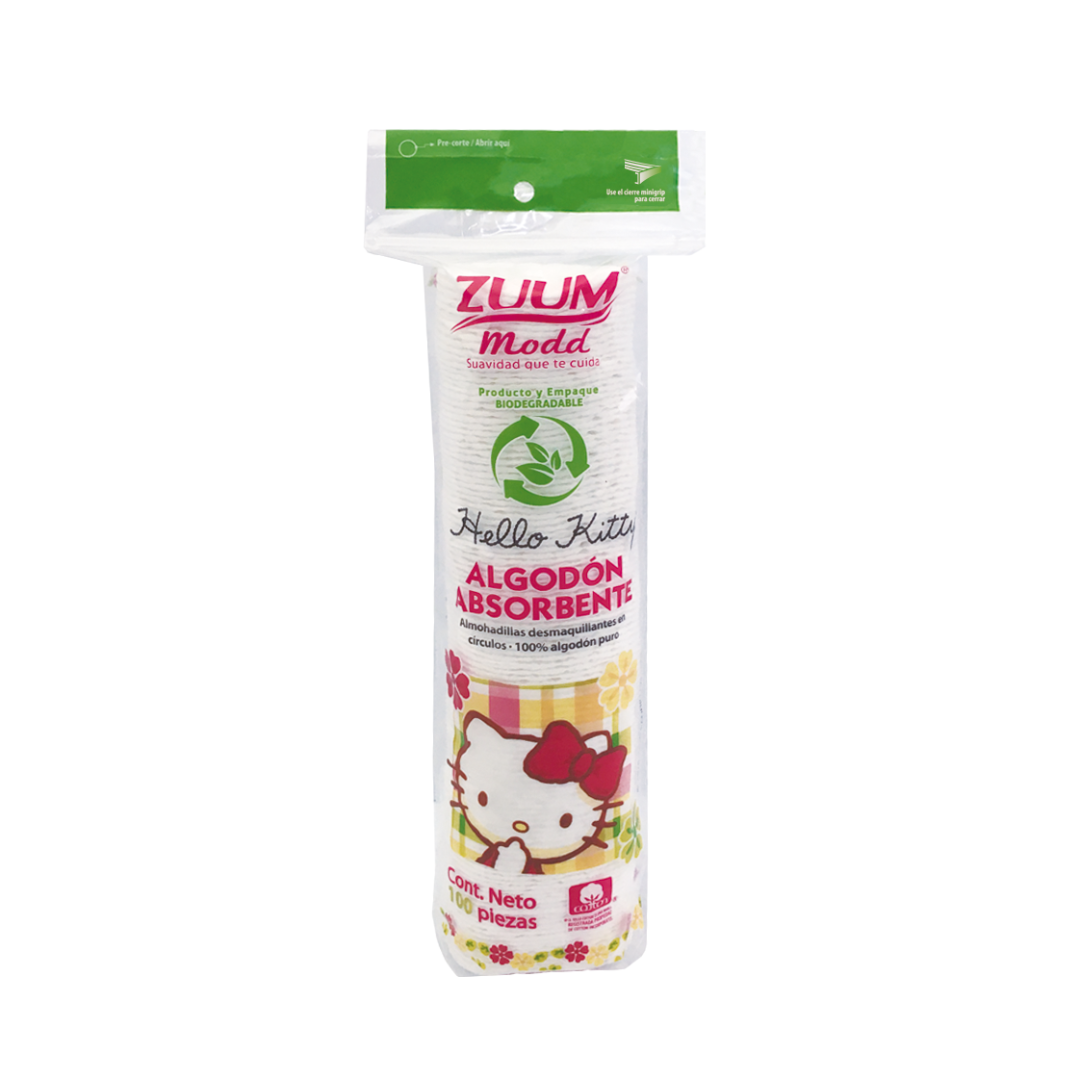ZUUM - ALMOHADILLAS CIRCULOS 100 PIEZAS HELLO KITTY