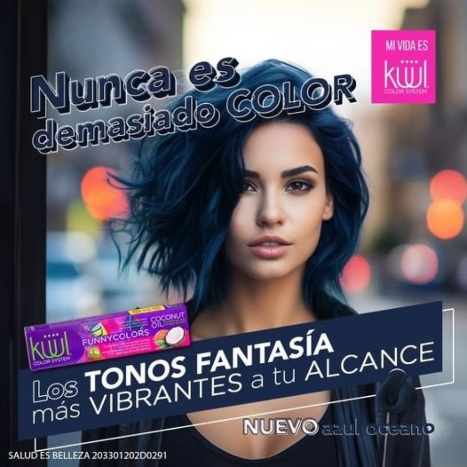 KUUL - TINTE  FUNNYCOLORS 90 GR