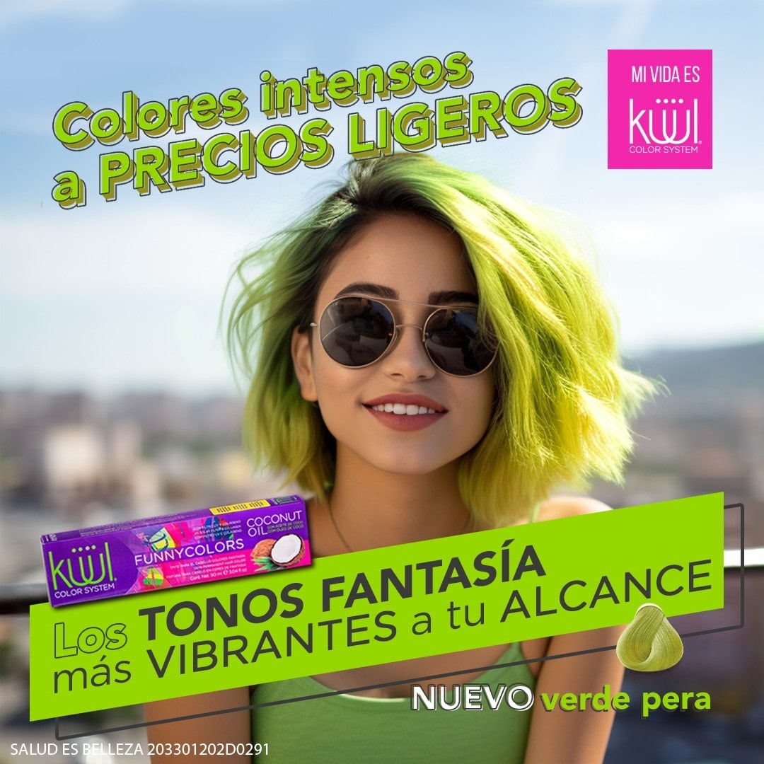 KUUL - TINTE  FUNNYCOLORS 90 GR