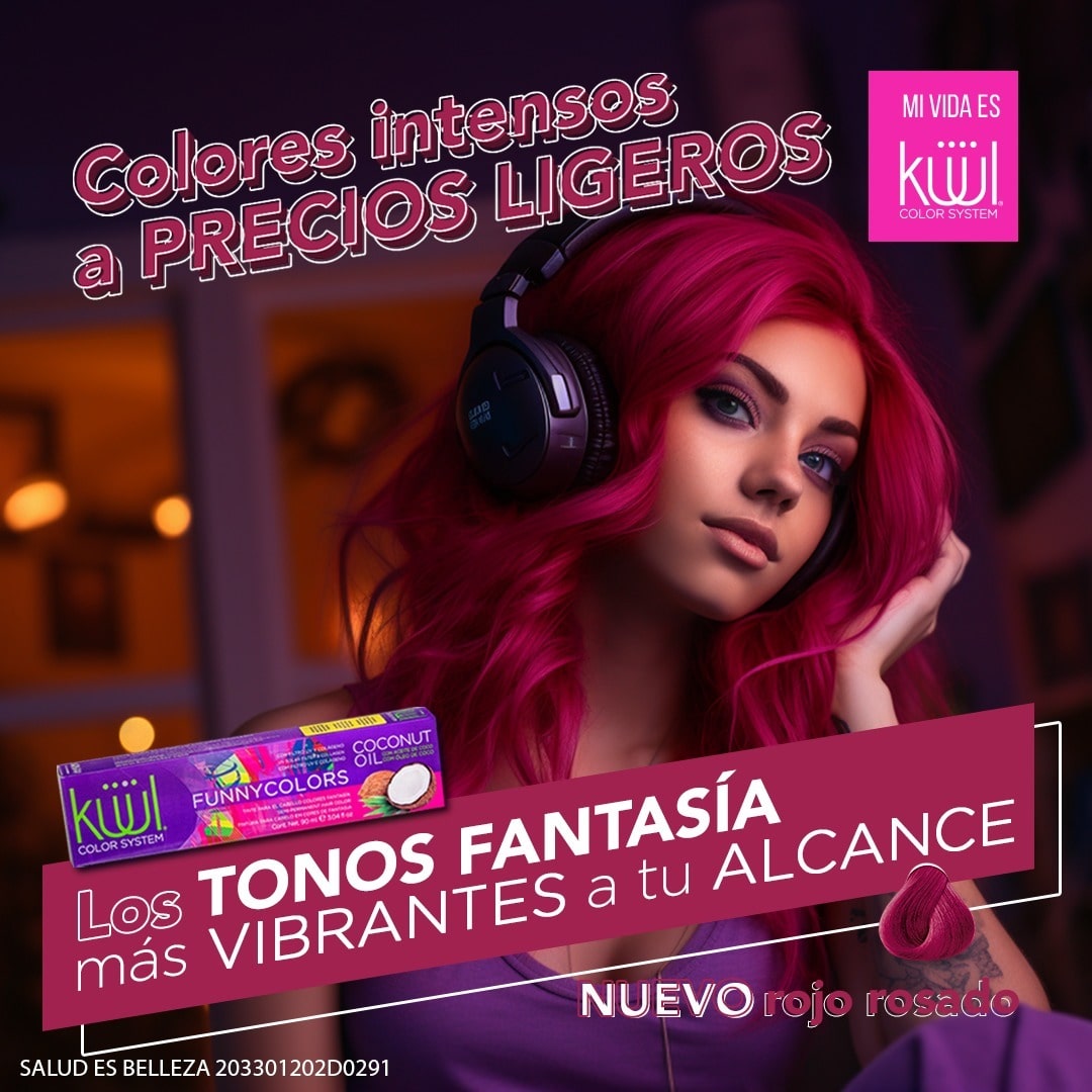 KUUL - TINTE  FUNNYCOLORS 90 GR