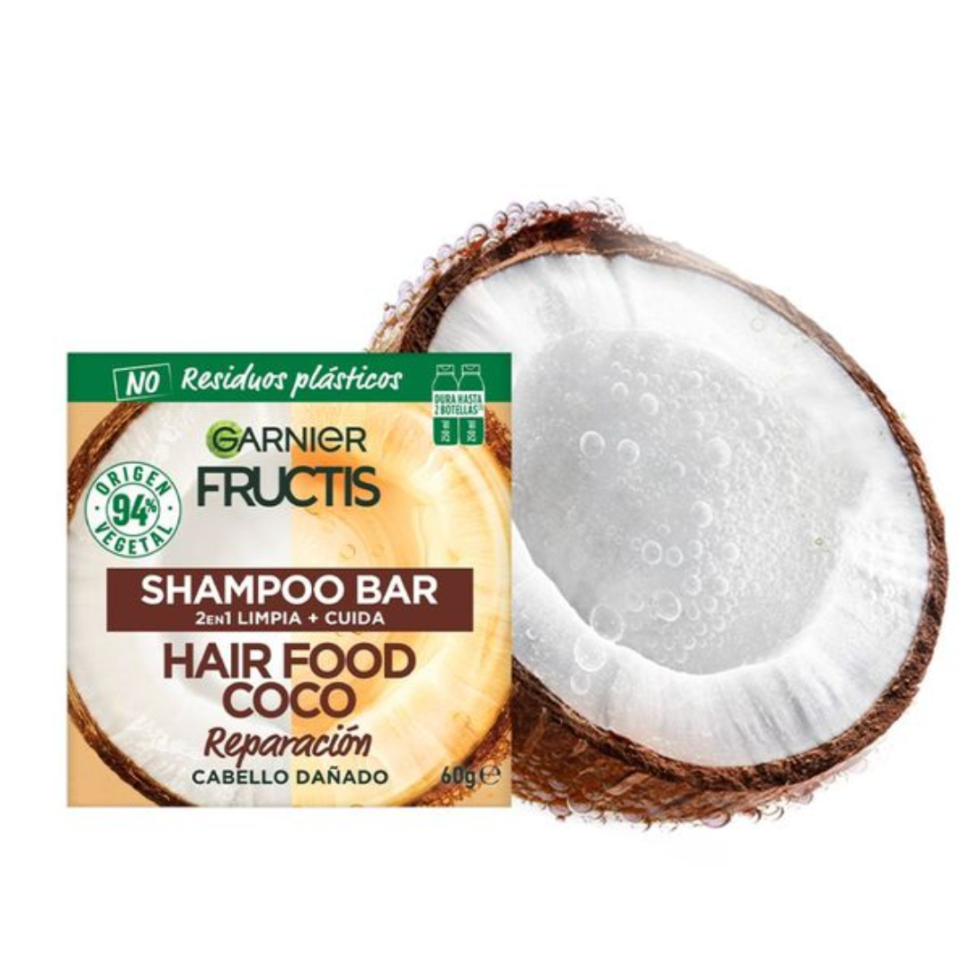 GARNIER - SHAMPOO EN BARRA HAIR FOOD COCO