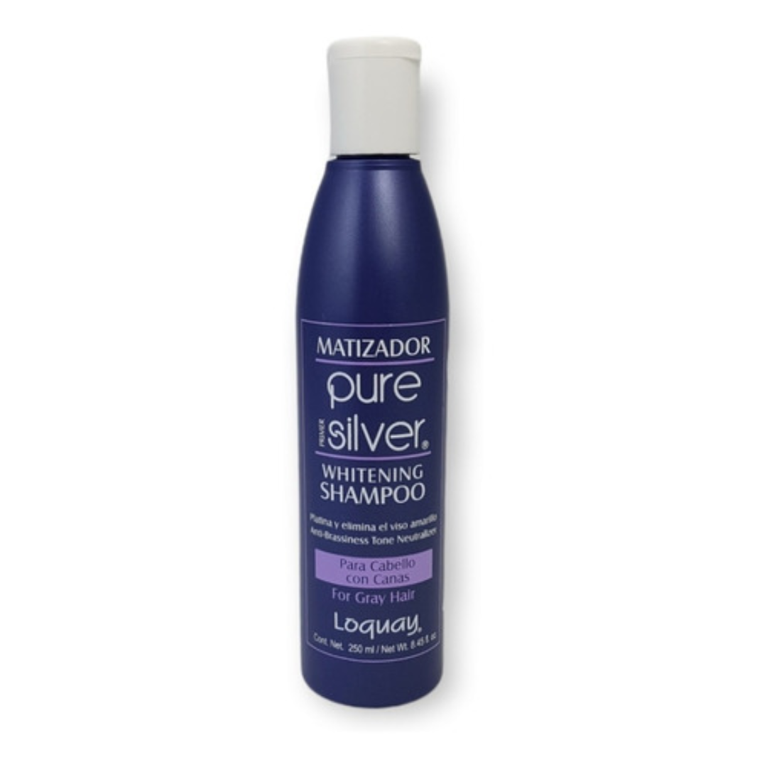 LOQUAY-PURE SILVER SHAMPOO PARA CABELLO CON CANAS