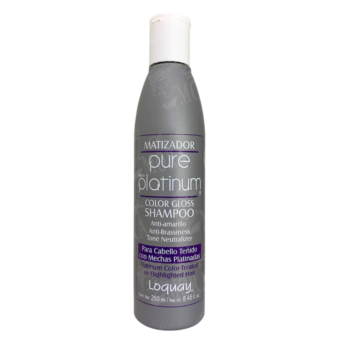 LOQUAY-PURE PLATINUM SHAMPOO-PARA MECHAS PLATINADAS