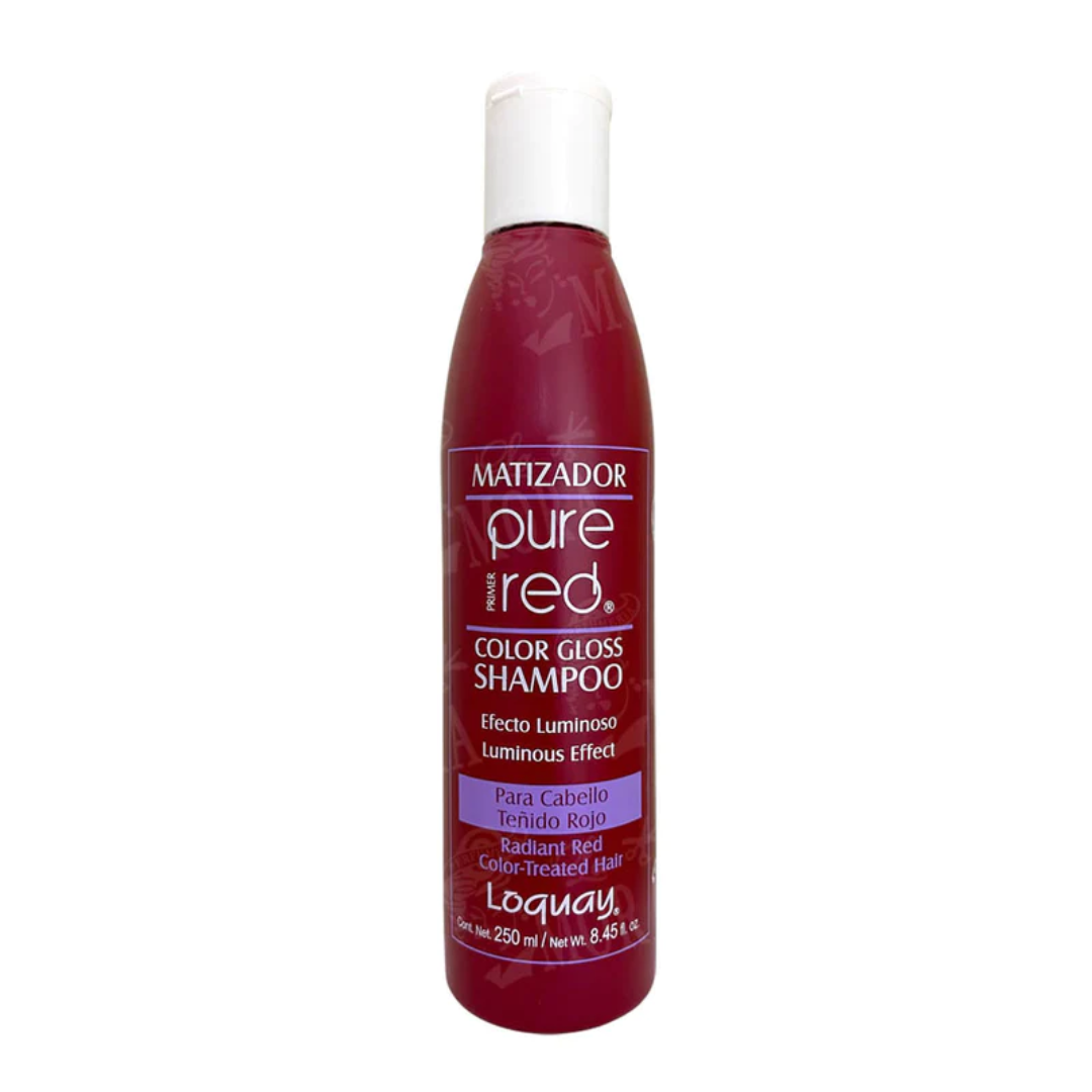 LOQUAY-PURE SILVER SHAMPOO PARA CABELLO TEÑIDO ROJO