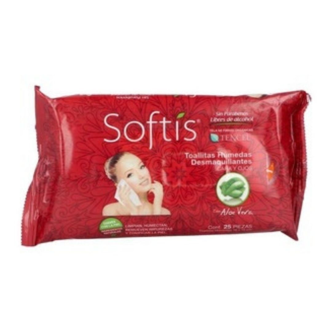 Softis Toallas Desmaquillante 25pz