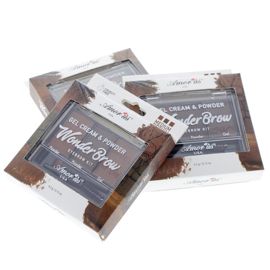 Amor Us - Gel Cream & Powder Wonder Brow Kit Para Cejas