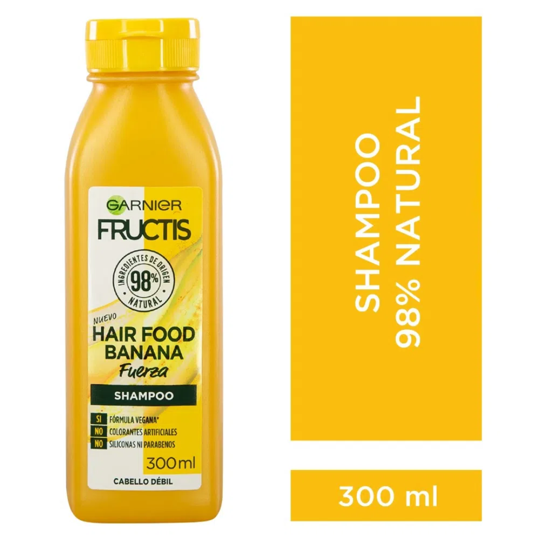Garnier - Shampoo Hair Food Banana Fuerza