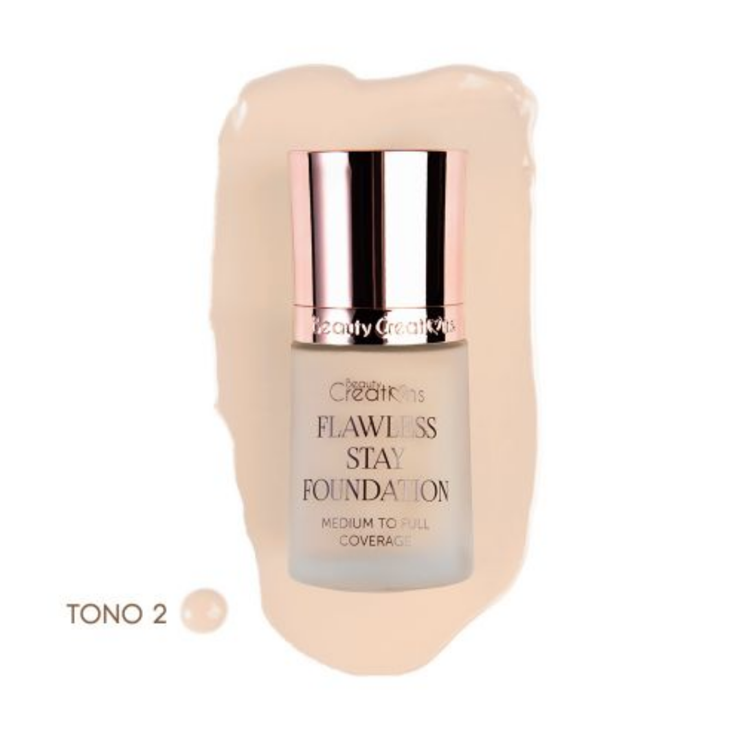 Beauty Creations - Flawless Stay Foundation Maquillaje líquido