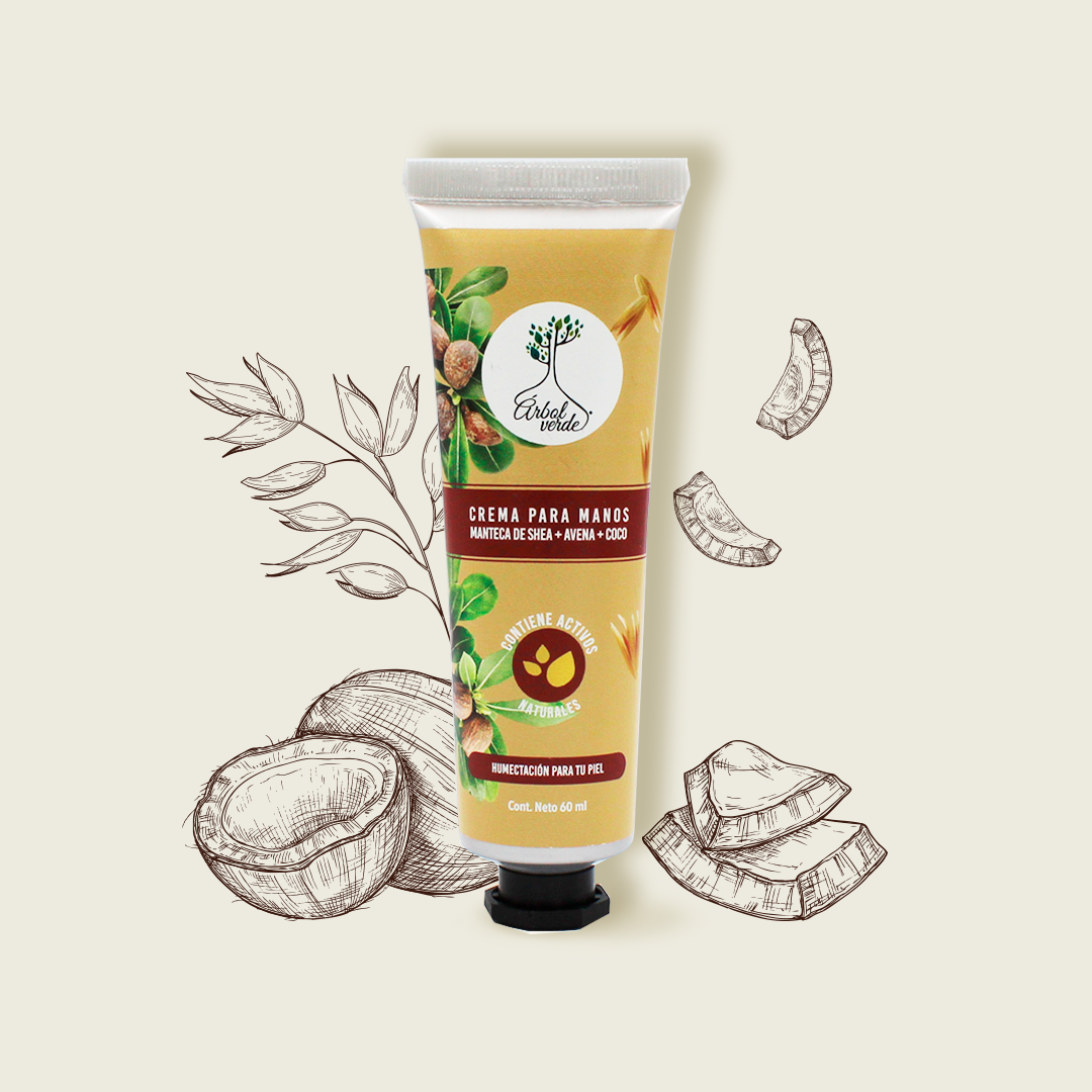 Arbol verde -Crema para manos