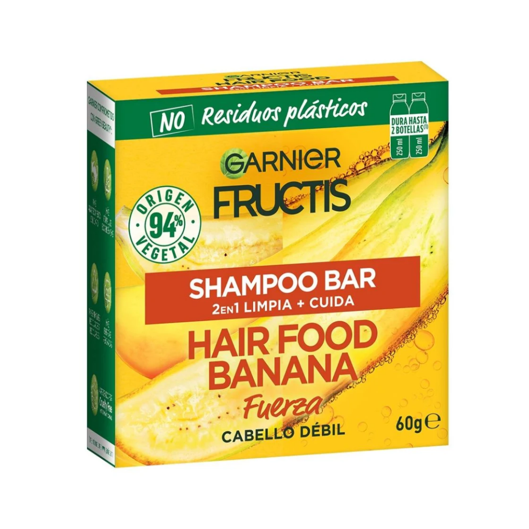 Garnier Shampoo en Barra Hair Food Banana Fuerza Avo Beauty