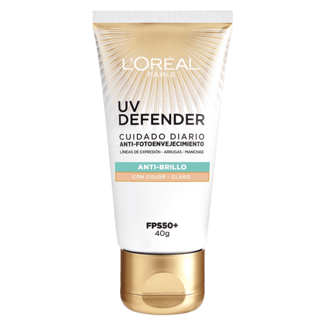 L´Oreal - Uv Defender Cuidado Diario Anti-Fotoenvejecimiento Anti-Brillo