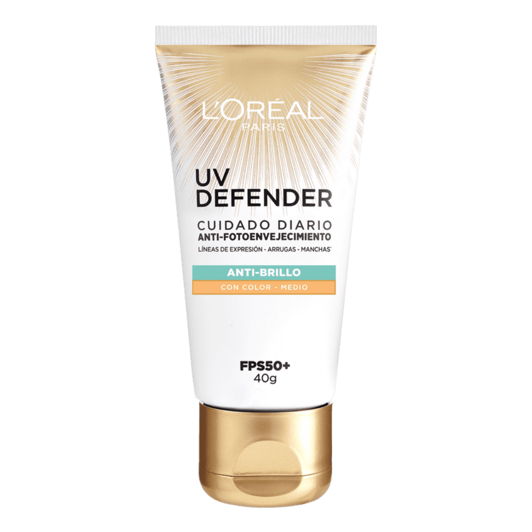 L´Oreal - Uv Defender Cuidado Diario Anti-Fotoenvejecimiento Anti-Brillo