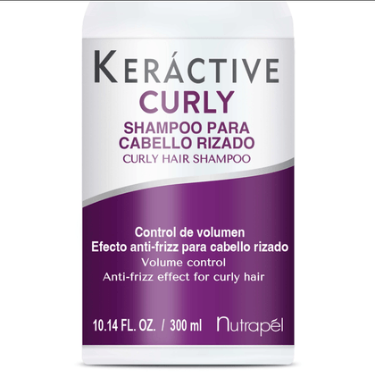 NUTRAPEL - SHAMPOO KERACTIVE CURLY PARA CABELLO RIZADO 300 ML