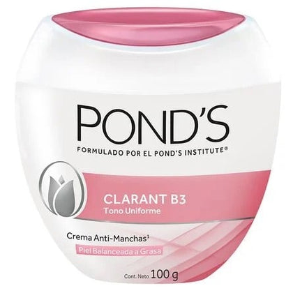 PONDS - CREMA CLARANT B3 PIEL BALANCEADA A GRASA 100 GR