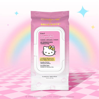 CREME SHOP - TOALLITAS DESMAQUILLANTES X HELLO KITTY