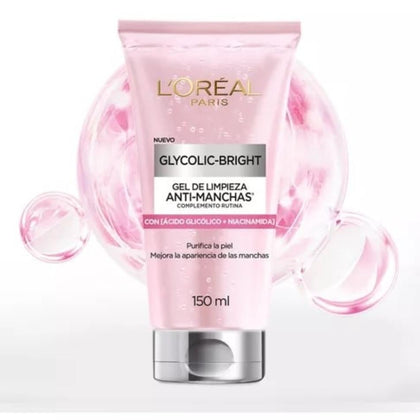 LOREAL - GEL DE LIMPIEZA ANTI MANCHAS CON ÁCIDO GLICÓLICO 150 ML