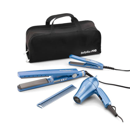 BABYLISS - KIT PLANCHA 1 1/4¨ MI NI PLANCHA Y MINI SECADORA