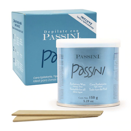 Passini - Cera Tipo Miel Para Depilar Todo Tipo de Piel 150g