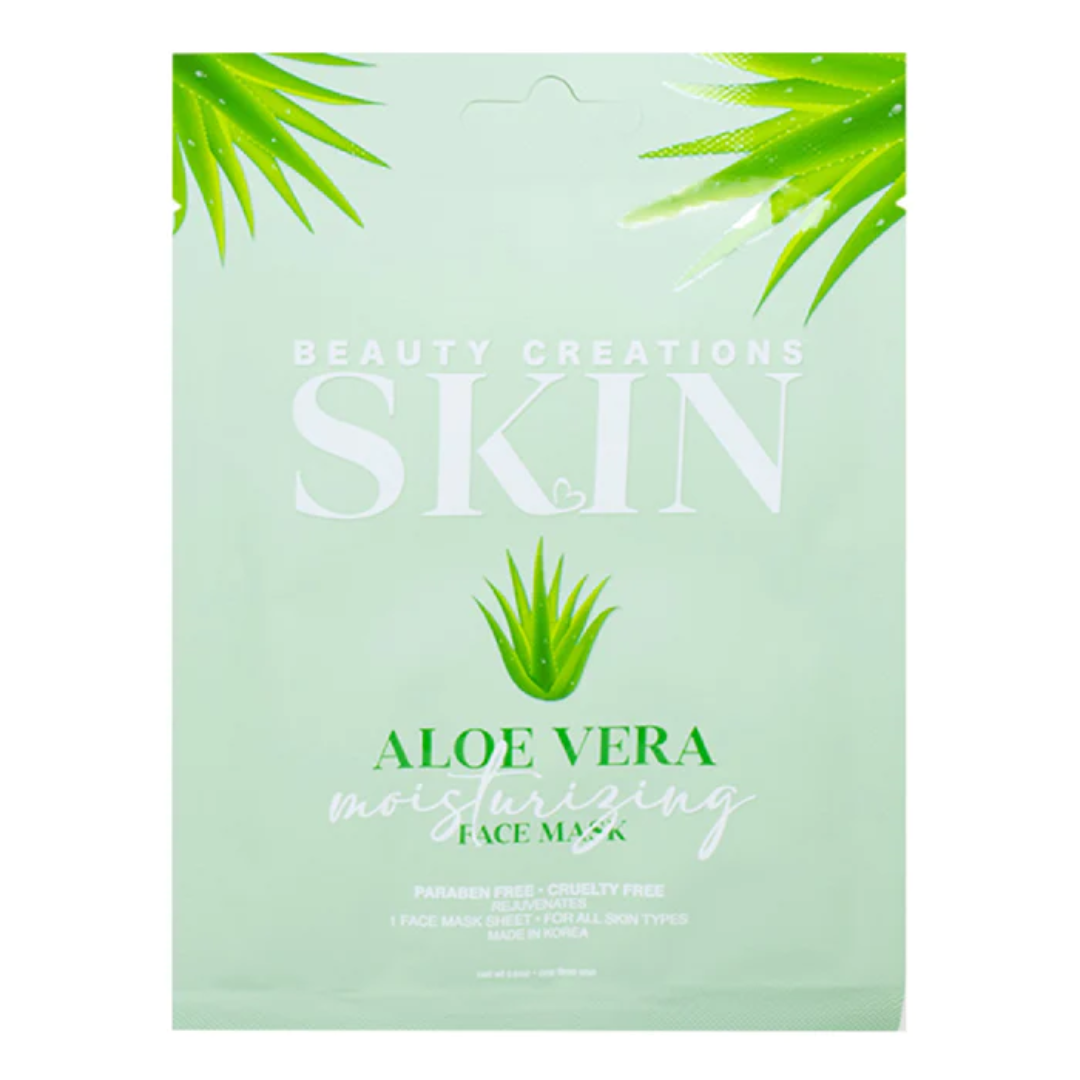 Beauty Creations Skin-Mascarilla Hidratante Aloe Vera