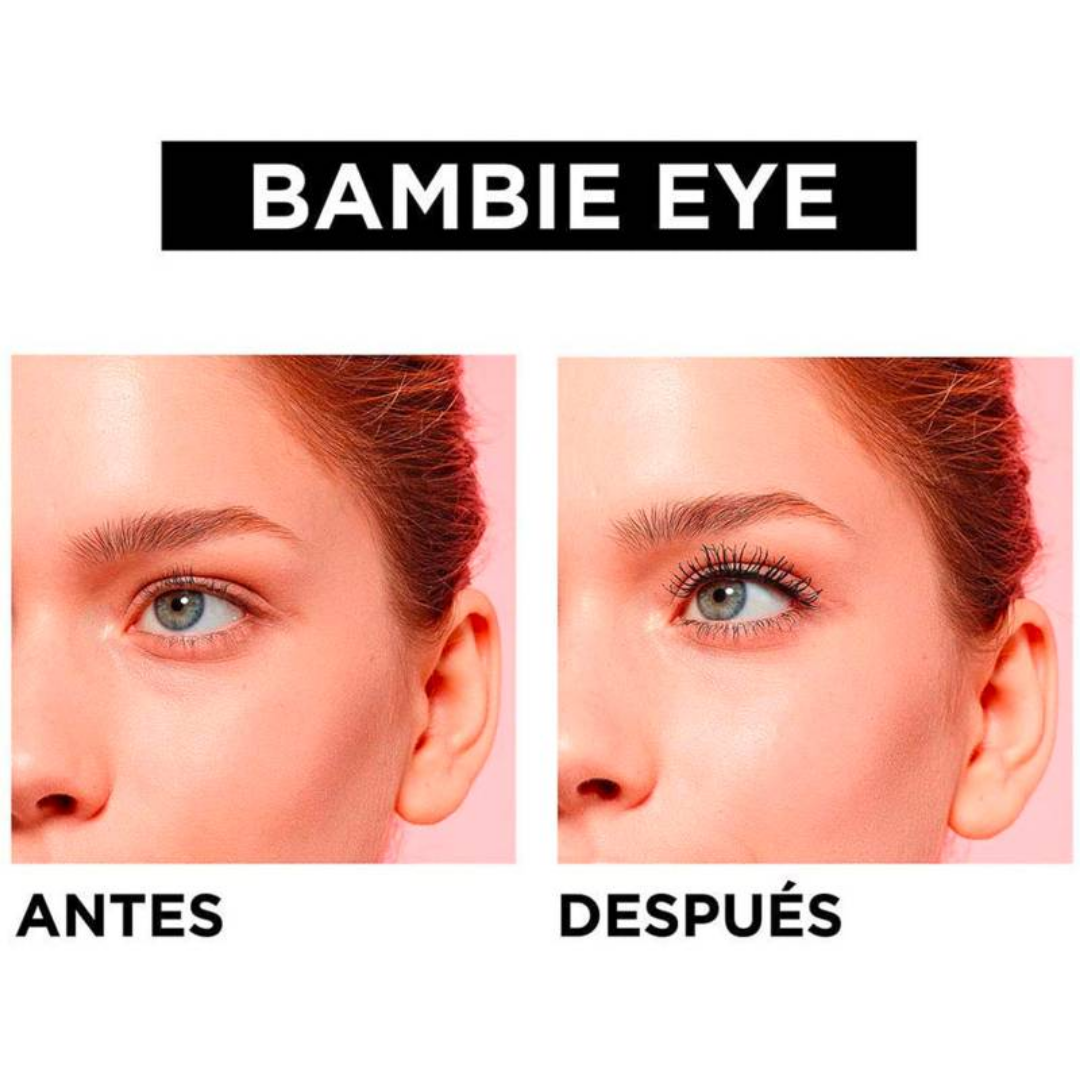 L'Oréal - Bambi Eye Waterproof Máscara de Pestañas 405 Blackest black